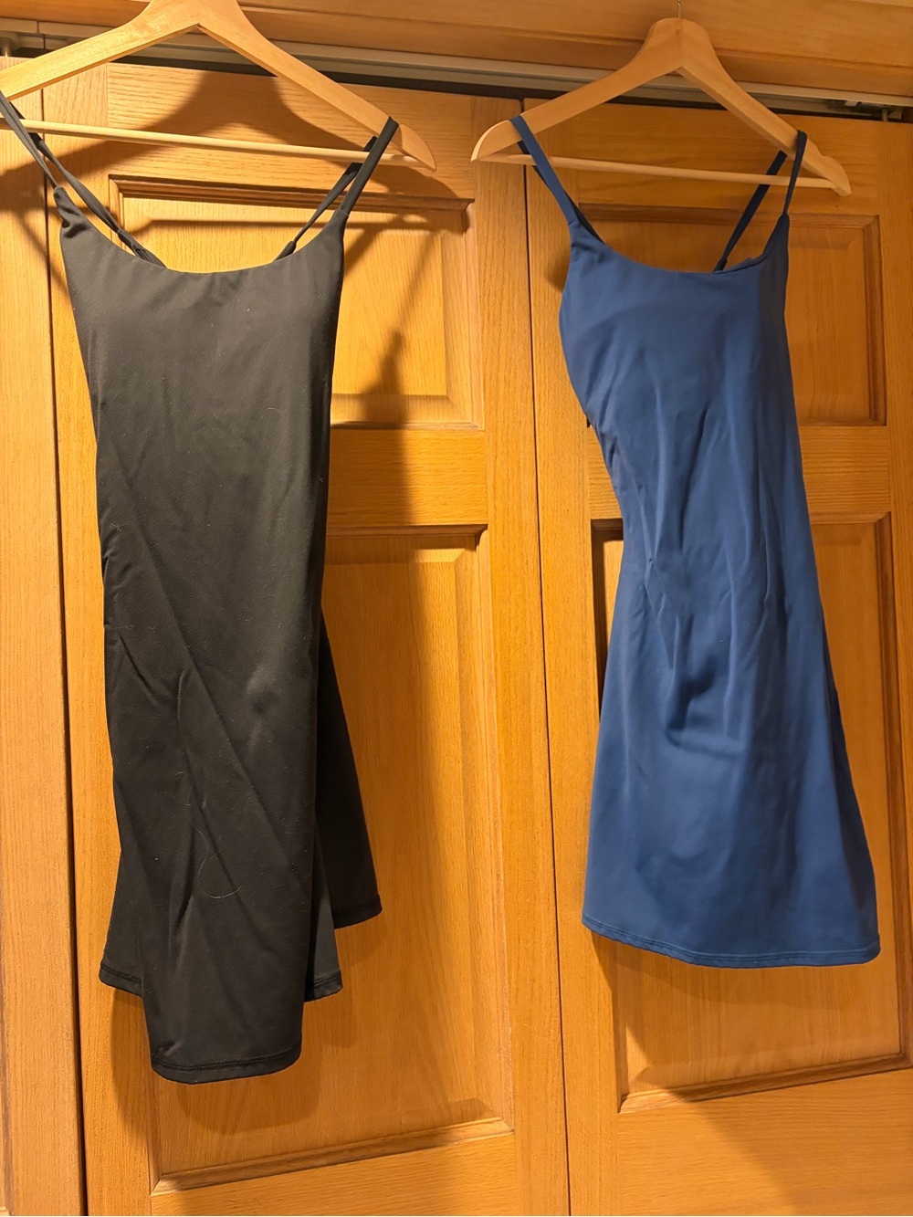 HALARA 3 Dress Bundle: Teal, Black and Navy Blue A-Line Spaghetti Strap Dresses - Picture 13 of 14